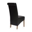 Richmond Dining Chair - Set of 2 - Brown Bonded Leather