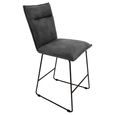 Clearance - Larson Dining Chair - Set of 2 - Grey - Fabric and Metal - A611