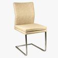 Katy Cantilever Dining Chair - Stainless Steel Legs - Variation Available