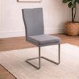 Mario Cantilever Dining Chair - Stainless Steel Legs - Variation Available
