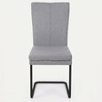 Mario Cantilever Dining Chair - Anthracite Black Powder Coated Legs - Variation Available