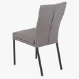 Mario Dining Chair - Anthracite Black Powder Coated Legs - Variation Available