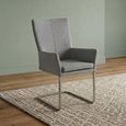Mario Cantilever Dining Armchair - Stainless Steel Legs - Variation Available