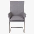 Mario Cantilever Dining Armchair - Stainless Steel Legs - Variation Available