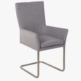 Mario Cantilever Dining Armchair - Stainless Steel Legs - Variation Available