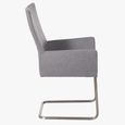 Mario Cantilever Dining Armchair - Stainless Steel Legs - Variation Available