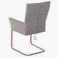 Mario Cantilever Dining Armchair - Stainless Steel Legs - Variation Available