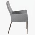 Mario Dining Armchair - Industrial Steel Legs - Variation Available
