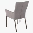 Mario Dining Armchair - Industrial Steel Legs - Variation Available