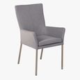 Mario Dining Armchair - Stainless Steel Legs - Variation Available