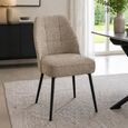Banbury Dining Chairs - Set of 2 - Fabric - Mocha Chenille