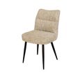 Bedford Dining Chairs - Set of 2 - Fabric - Oatmeal Chenille