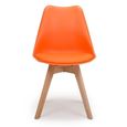 Urban Dining Chair - Set of 4 - Orange