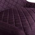 Malmo Dining Chair - Set of 2 - Purple Fabric