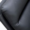 Nobo Swivel Dining Chair - Set of 2 - Grey Faux Leather - Chrome Legs
