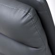 Nobo Swivel Dining Chair - Set of 2 - Grey Faux Leather - Chrome Legs