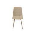 Modena Dining Chairs - Set of 2 - Fabric - Mocha