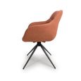 Boden Carver Dining Chair - Set of 2 - Brick Red Fabric