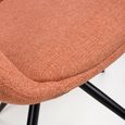 Boden Carver Dining Chair - Set of 2 - Brick Red Fabric