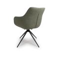 Boden Carver Dining Chair - Set of 2 - Green Fabric