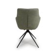 Boden Carver Dining Chair - Set of 2 - Green Fabric