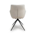 Boden Carver Dining Chair - Set of 2 - Natural Fabric