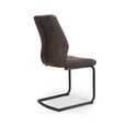 Charlie Cantilever Dining Chair - Set of 2 - Grey Faux Leather