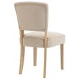Alice Dining Chair - Set of 2 - Sand Fabric - Pale Legs
