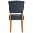 Alice Dining Chair - Set of 2 - Slate Fabric - Natural Legs