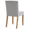 Baylor Dining Chair - Set of 2 - Low Back - Stone Fabric