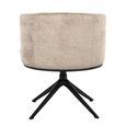 Cheyenne Swivel Dining Armchiar - Desert Fusion - Fabric and Metal