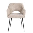Jenthe Dining Armchair - Renegade Desert - Fabric and Metal