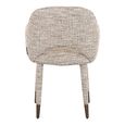 Donnatella Natural Fabric Dining Armchair