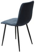 2 x Aspen Straight Stitch Blue Dining Chair