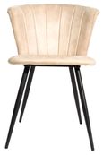 2 x Amalfi Oyster Natural Fabric Dining Chair
