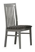 2 x Angelo Dark Grey Slatted Back Dining Chair