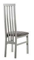 2 x Angelo Grey Slatted Back Dining Chair