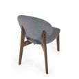 Artemis Dining Chair - Set of 2 - Grey and Walnut