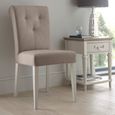 Montreux Dining Chairs - Set of 2 - Upholstered - Pebble Grey Fabric - Soft Grey