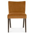 Turin Dining Chairs - Set of 2 - Harvest Pumpkin Velvet - Low Back