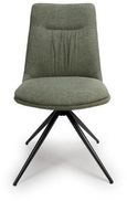 Boden Dining Chair - Set of 2 - Green Fabric