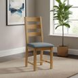 Burford Dining Chair - Set of 2 - Ladder Back - Oak