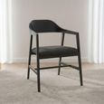 Carrington Carver Dining Chair - Set of 2 - Black Oak