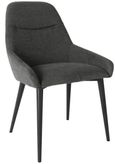 Claflin Dining Chair - Set of 2 - Dark Grey Fabric