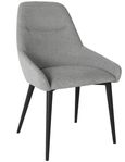 Claflin Dining Chair - Set of 2 - Grey Fabric