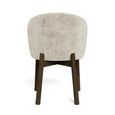 Darlene Swivel Dining Chair - Set of 2 - Beige Fabric