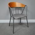 Retro Dining Chair - Set of 2 - Metal