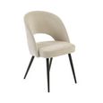 Ella Dining Chair - Set of 2 - Calico Cream Fabric