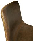 2 x Fremont Chestnut Vintage Leather Dining Chair