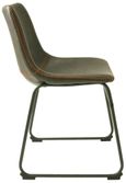 2 x Fremont Grey Vintage Leather Dining Chair